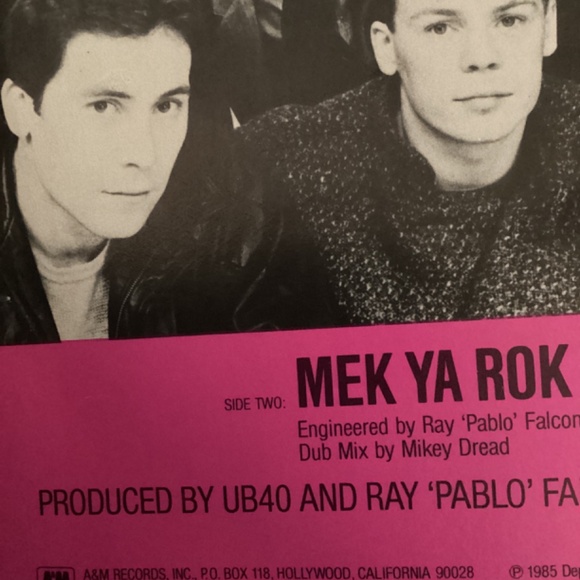 Vintage UB40 Don’t Break My Heart 7” 45 RPM A&M Single Vinyl Record Pop - Picture 5 of 6